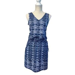 Toad&Co Liv Dress Sleeveless Blue Outdoor Sustainable UPF Athletic Small